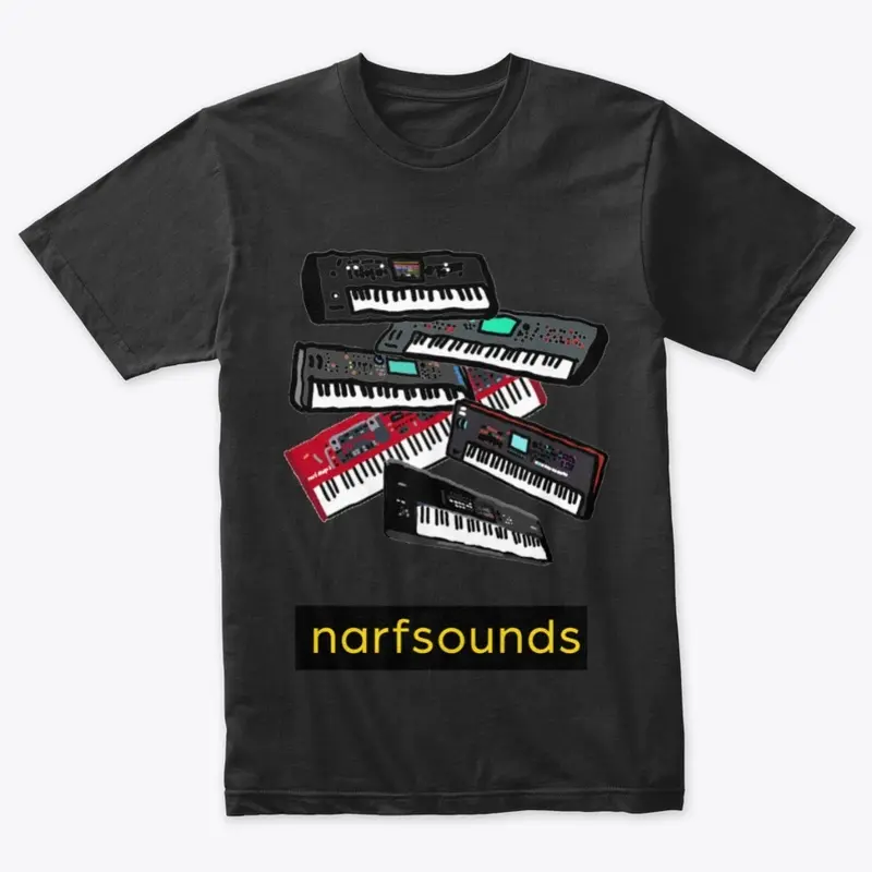 Narfsounds Cartoon Keyboards Shirt